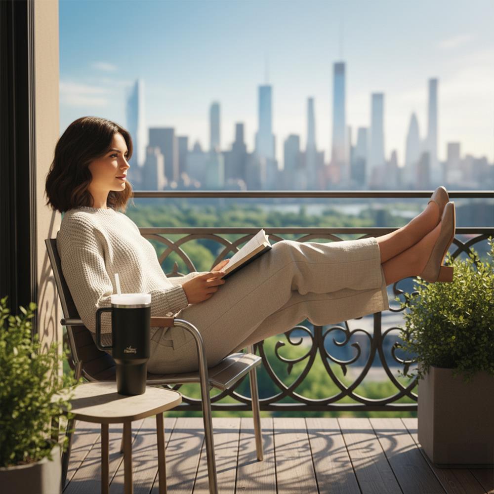 Any Morning Vaha 1200 ml Termos Mug, Paslanmaz Çelik - SI2440217