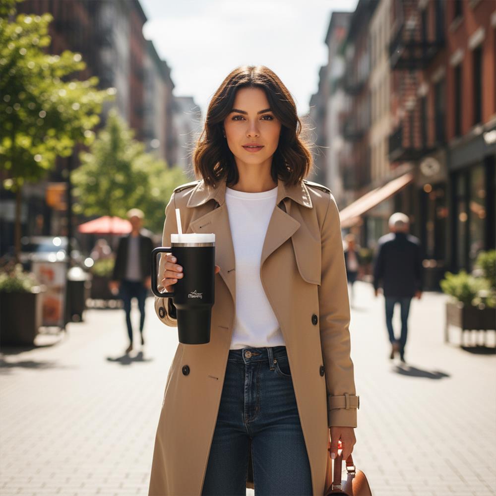 Any Morning Vaha 1200 ml Termos Mug, Paslanmaz Çelik - SI2440217