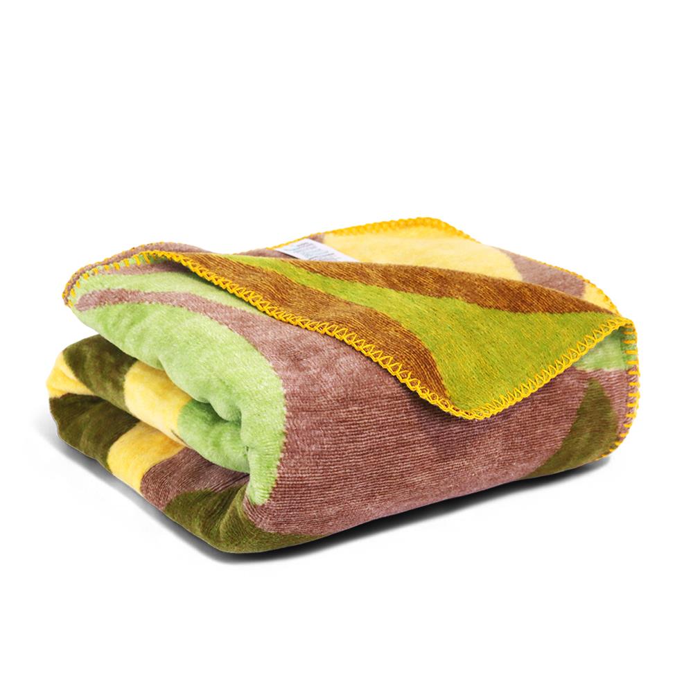 Bigghome Botanik Tek Kişilik Battaniye 150 x 200 cm