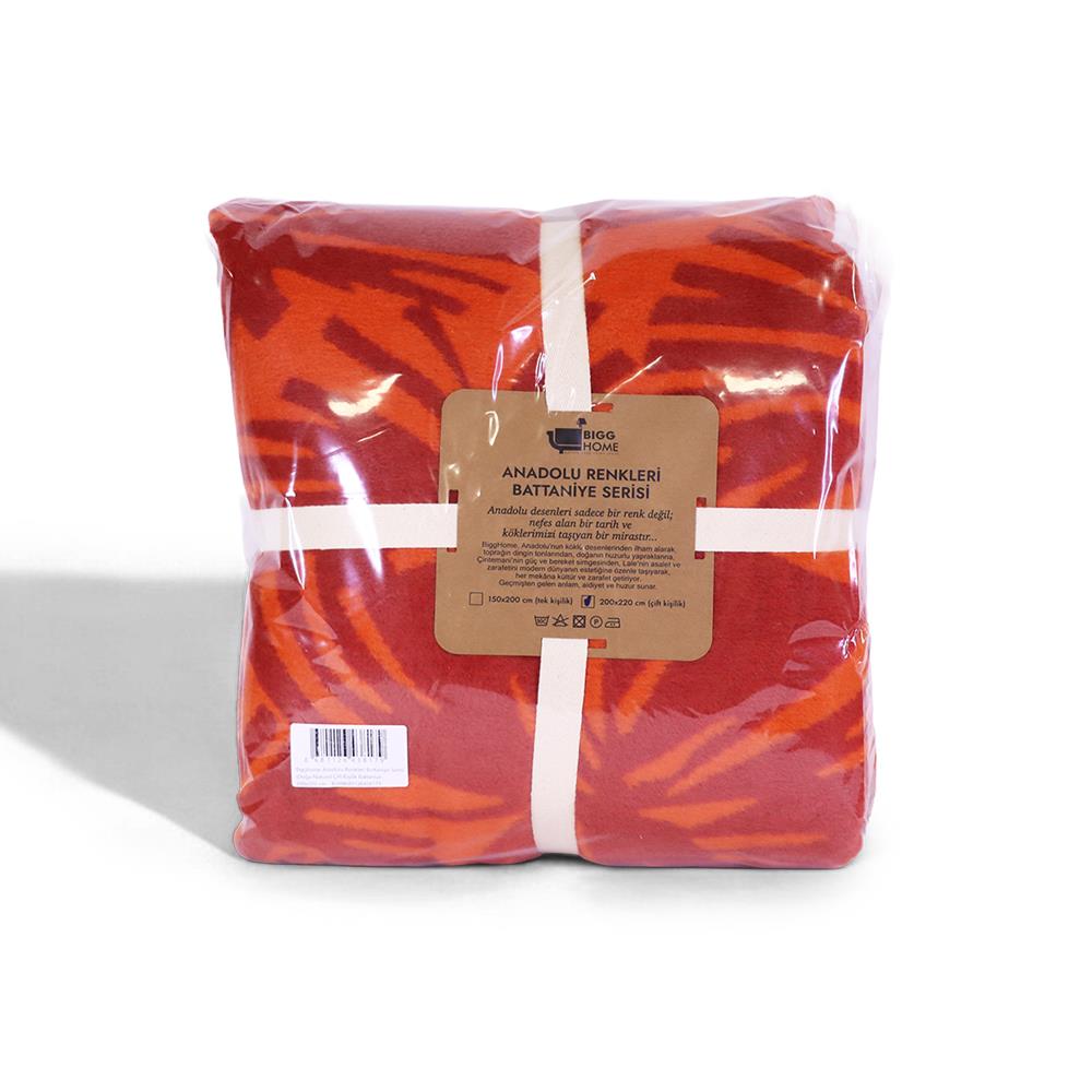 Bigghome Doğa Çift Kişilik Battaniye 200 x 220 cm