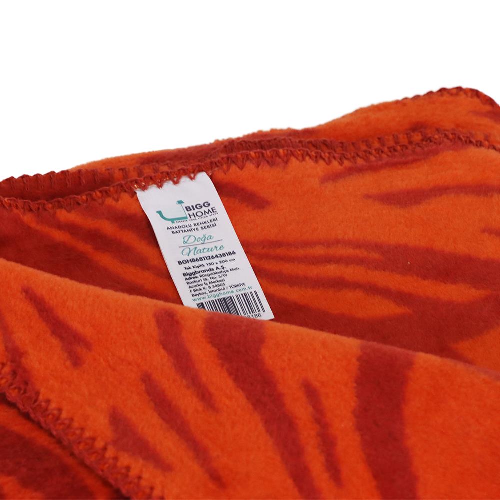 Bigghome Doğa Tek Kişilik Battaniye 150 x 200 cm