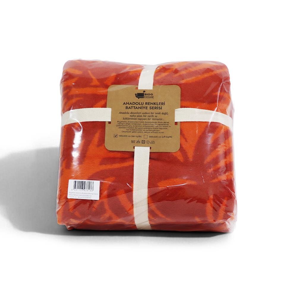 Bigghome Doğa Tek Kişilik Battaniye 150 x 200 cm