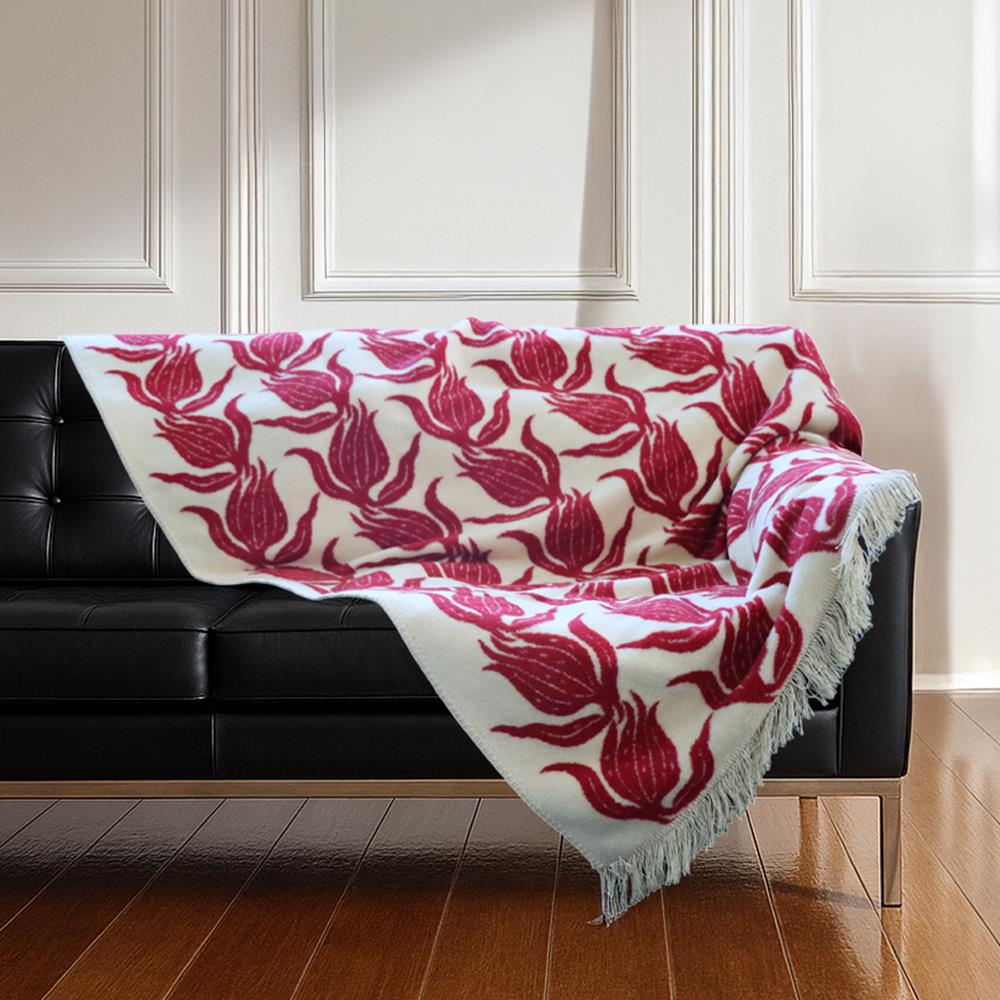 Bigghome Lalezar  Çift Kişilik Battaniye 200 x 220 cm