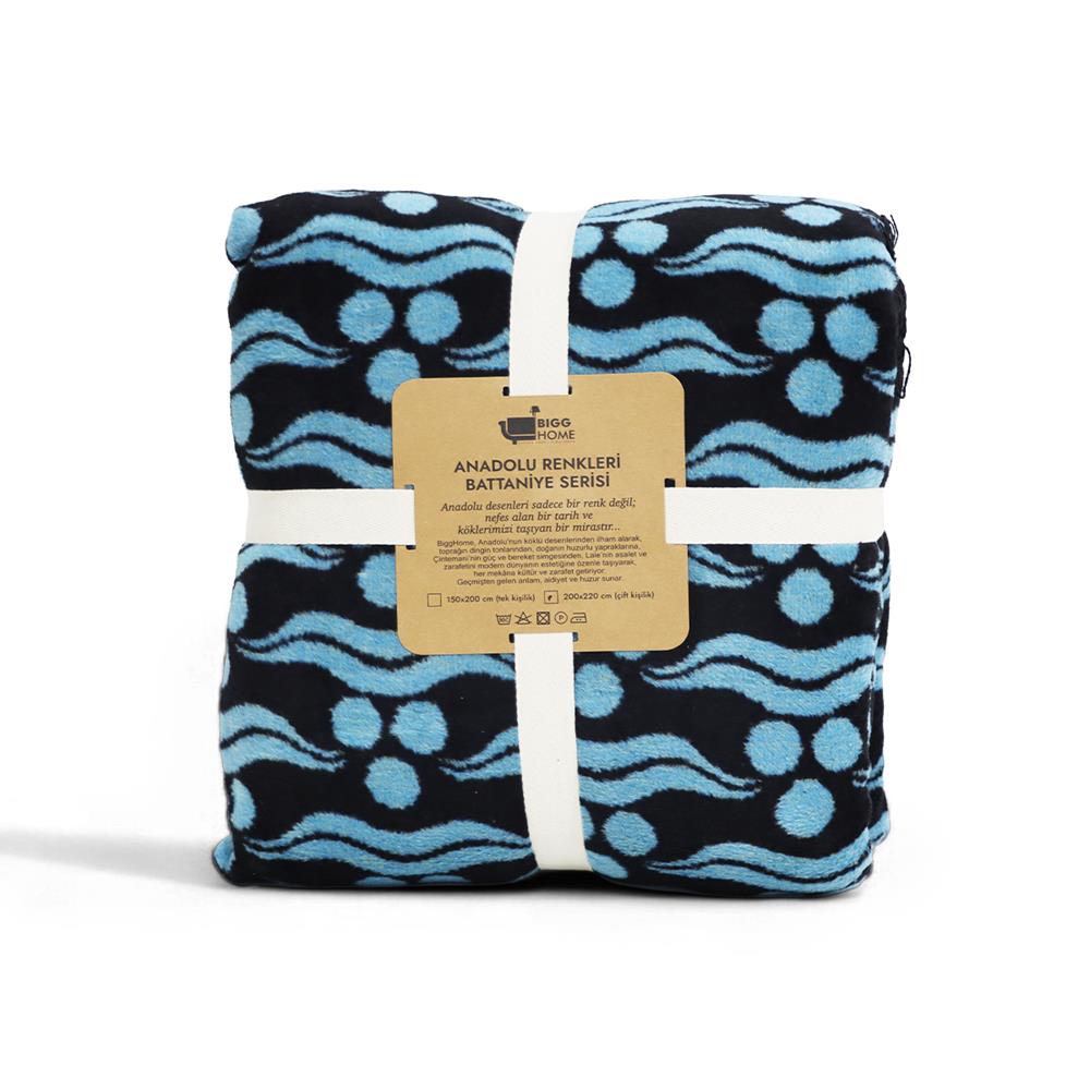 Bigghome Osmanlı Tek Kişilik Battaniye 150 x 200 cm