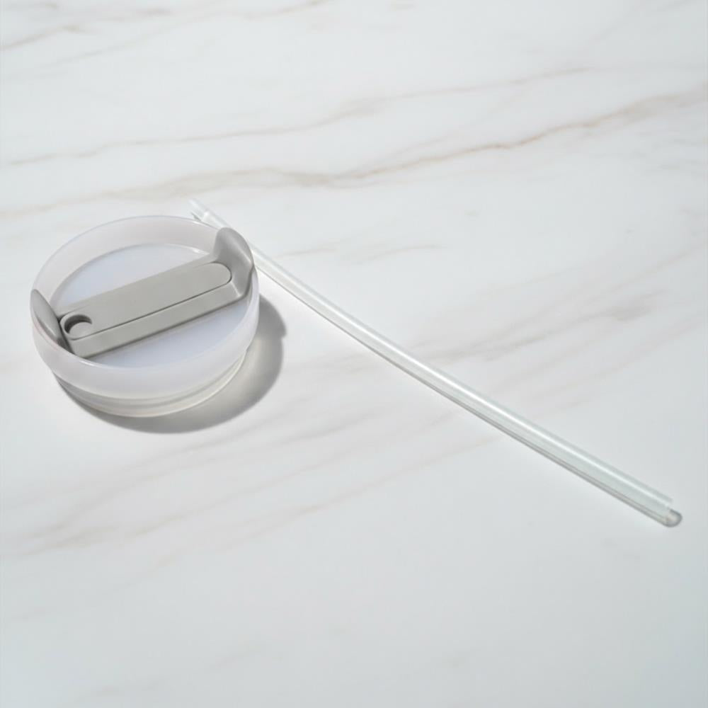 Any Morning Vaha 1200 ml Termos Mug Kapağı ve Pipet Gri