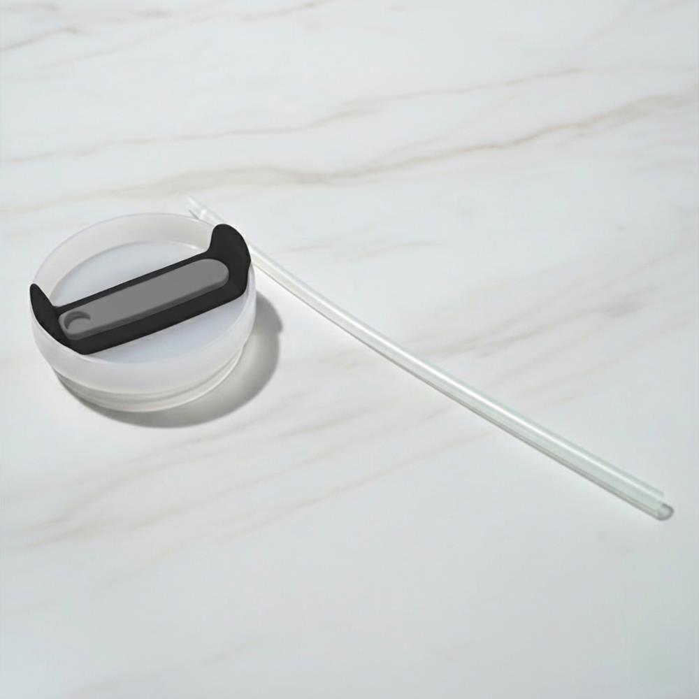 Any Morning Vaha 1200 ml Termos Mug Kapağı ve Pipet Siyah