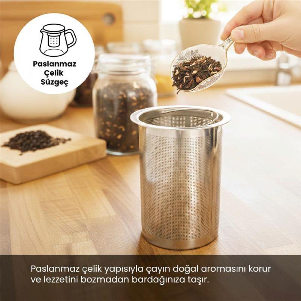 Any Morning OZ26CM10 2in1 Paslanmaz Çelik Çay Makinesi  ve Su Isıtıcı
