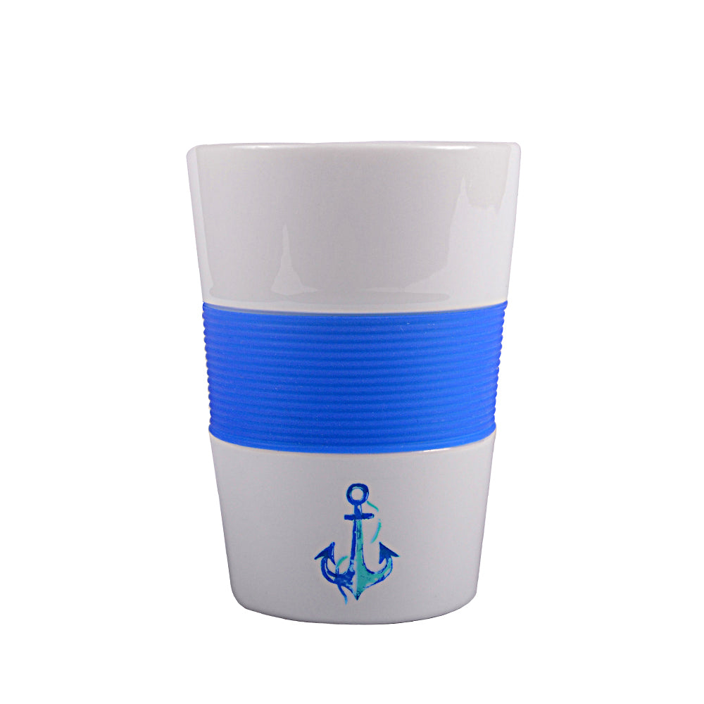 Anemoss Çapa Seramik Mug Silikon Bantlı