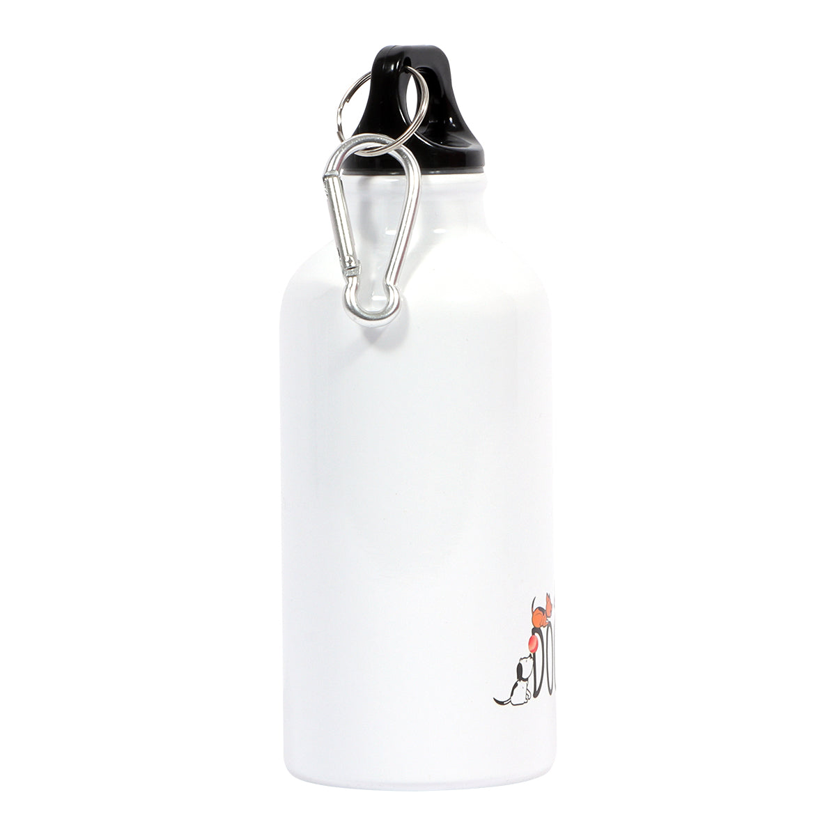 Biggdesign Dogs Karabinerli Alüminyum Matara 400 ml