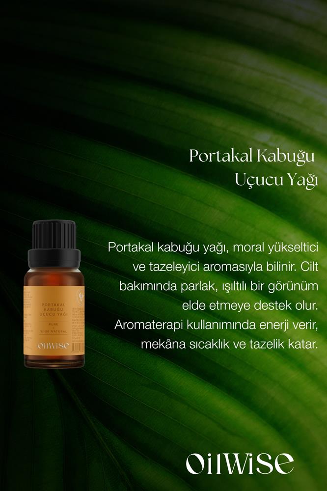 Oilwise Canlandırıcı ve Besleyici Portakal Kabuğu Uçucu Yağı 10 ml