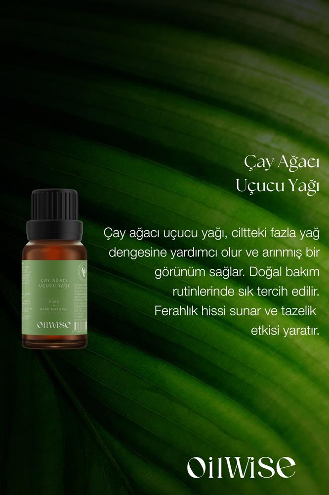 Oilwise Temizleyici ve Yenileyici Çay Ağacı Uçucu Yağı 10 ml