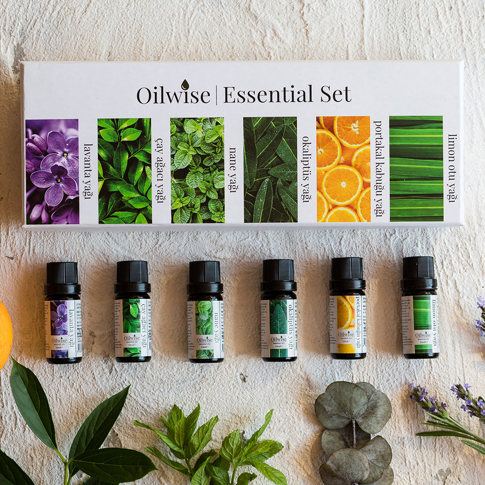 OilWise 6'lı Essential Uçucu Yağ Set