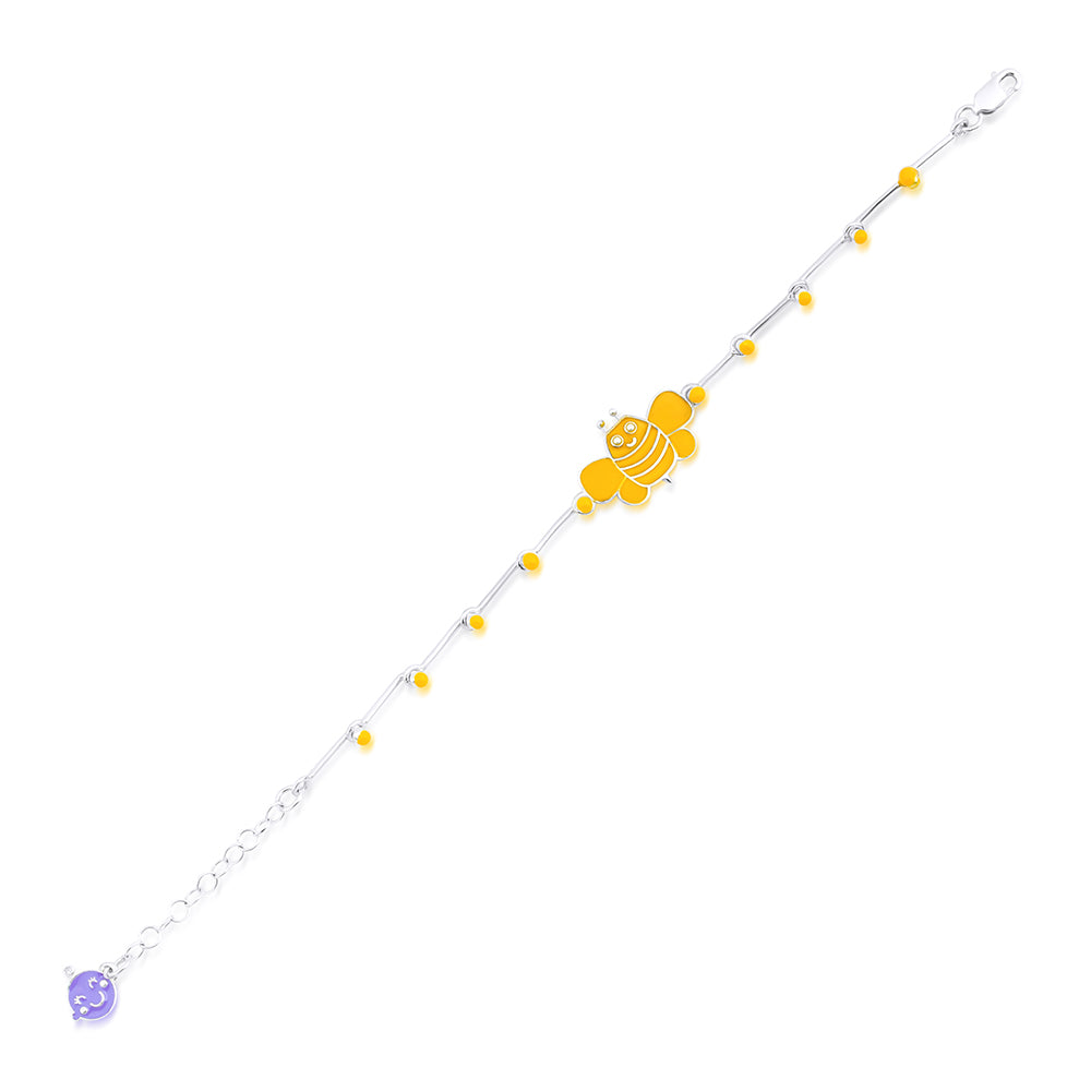 Milk&Moo Arı Vız Vız Gümüş Küçük Çocuk Halhal