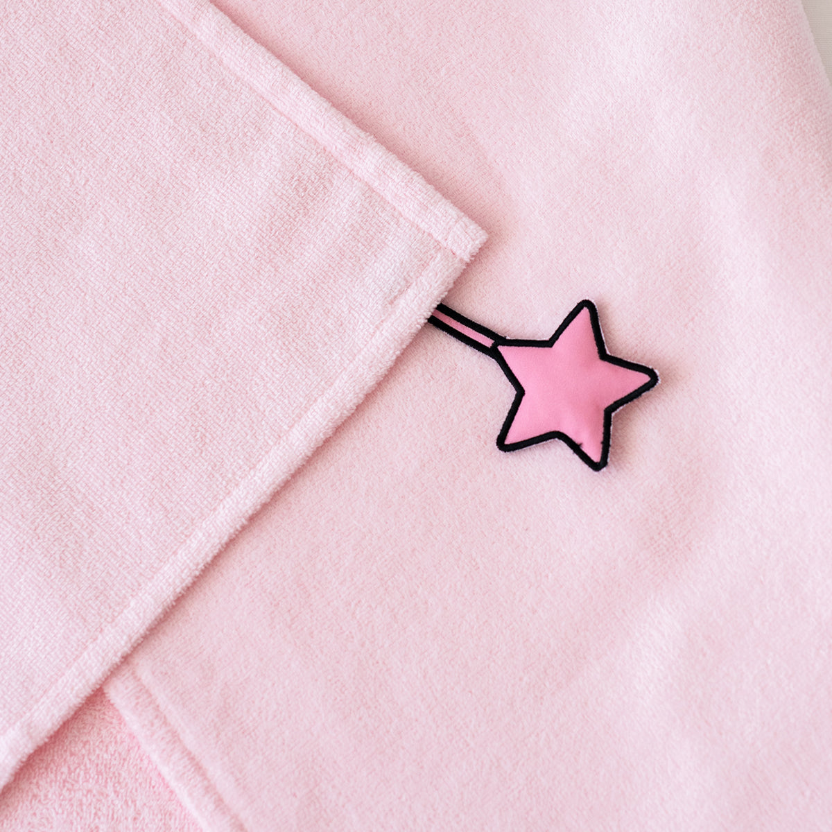 Milk&Moo Çançin Kadife Kundak Havlu, %100 Pamuk, Kapüşonlu, 0-2 Yaş, Hızlı Emici, 70x120 cm