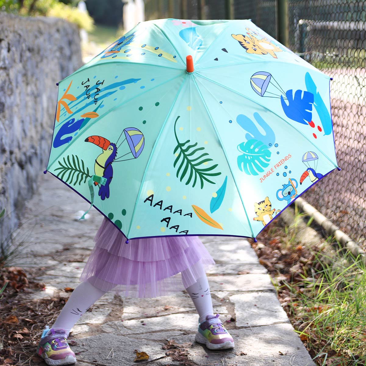 Milk&Moo Jungle Friends Çocuk Şemsiyesi Unisex