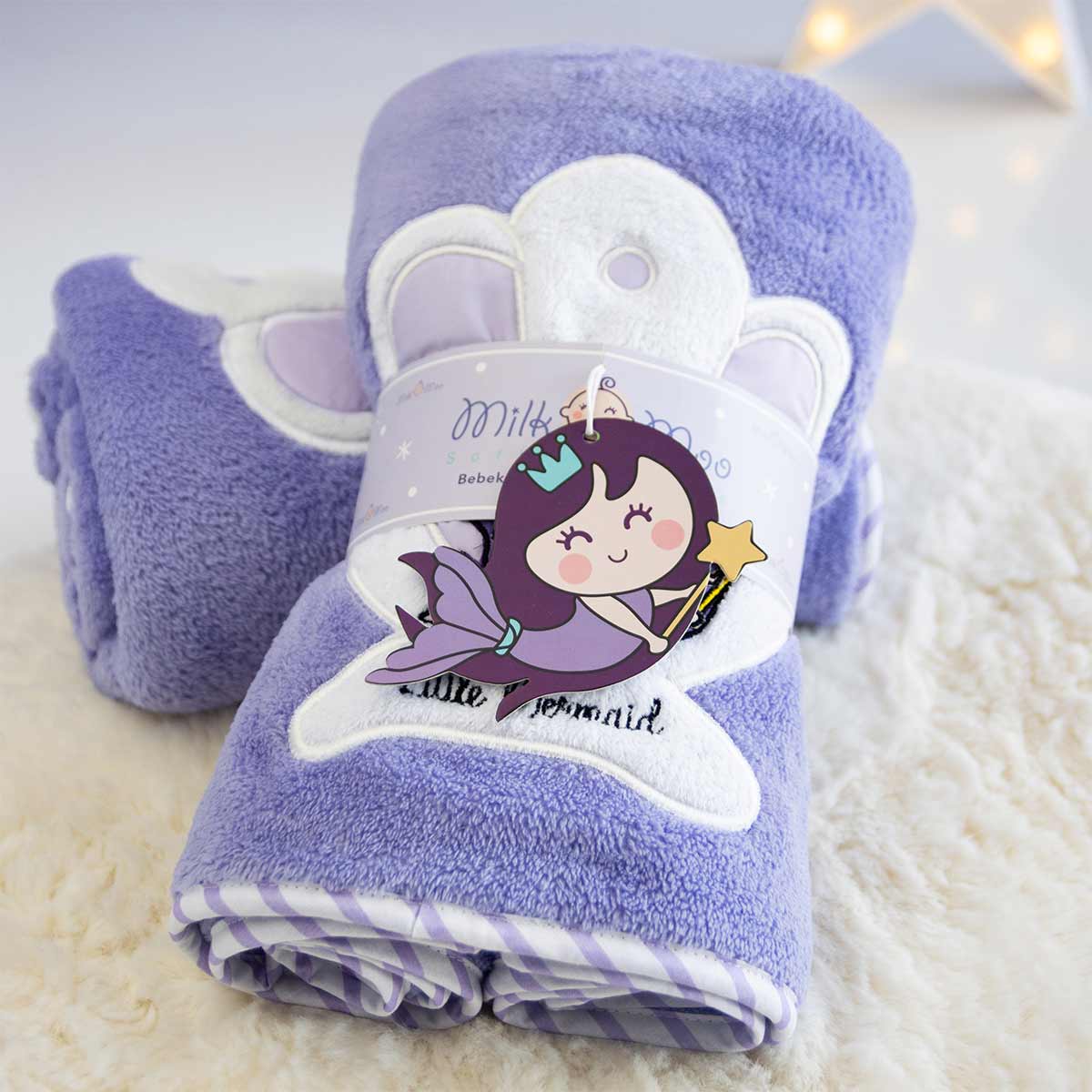 Milk&Moo Bebek Battaniye Pırıltılı Deniz Kızı