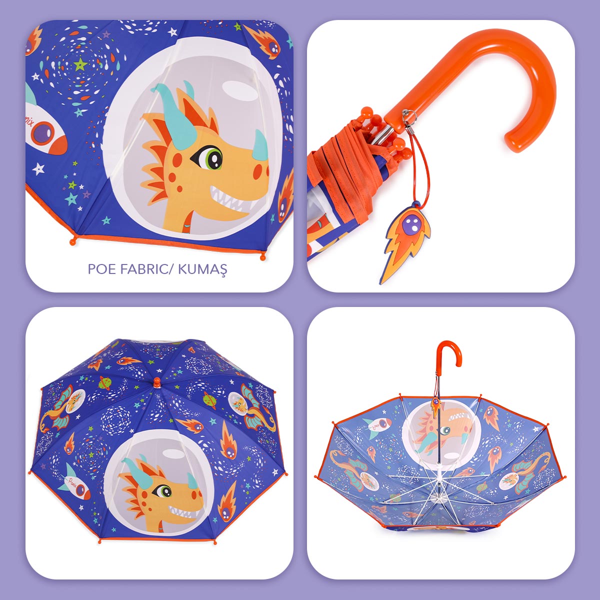 Milk&Moo Milkyway Ponix Çocuk Şemsiyesi