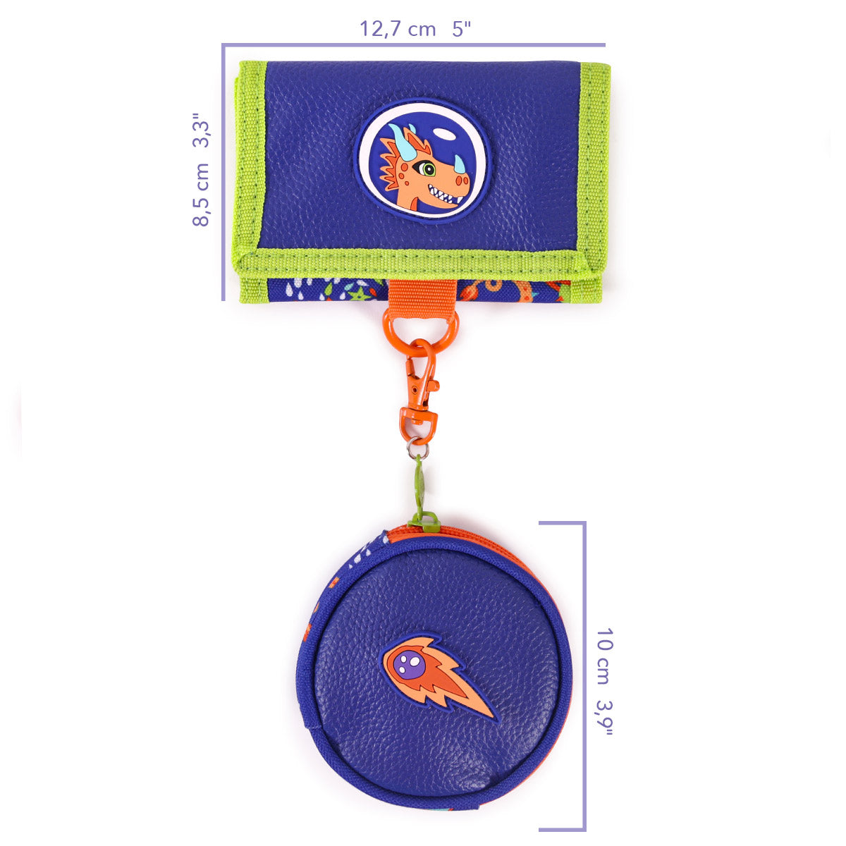 Milk&Moo Ponix Çocuk Cüzdanı ve Bozuk Para Çantası