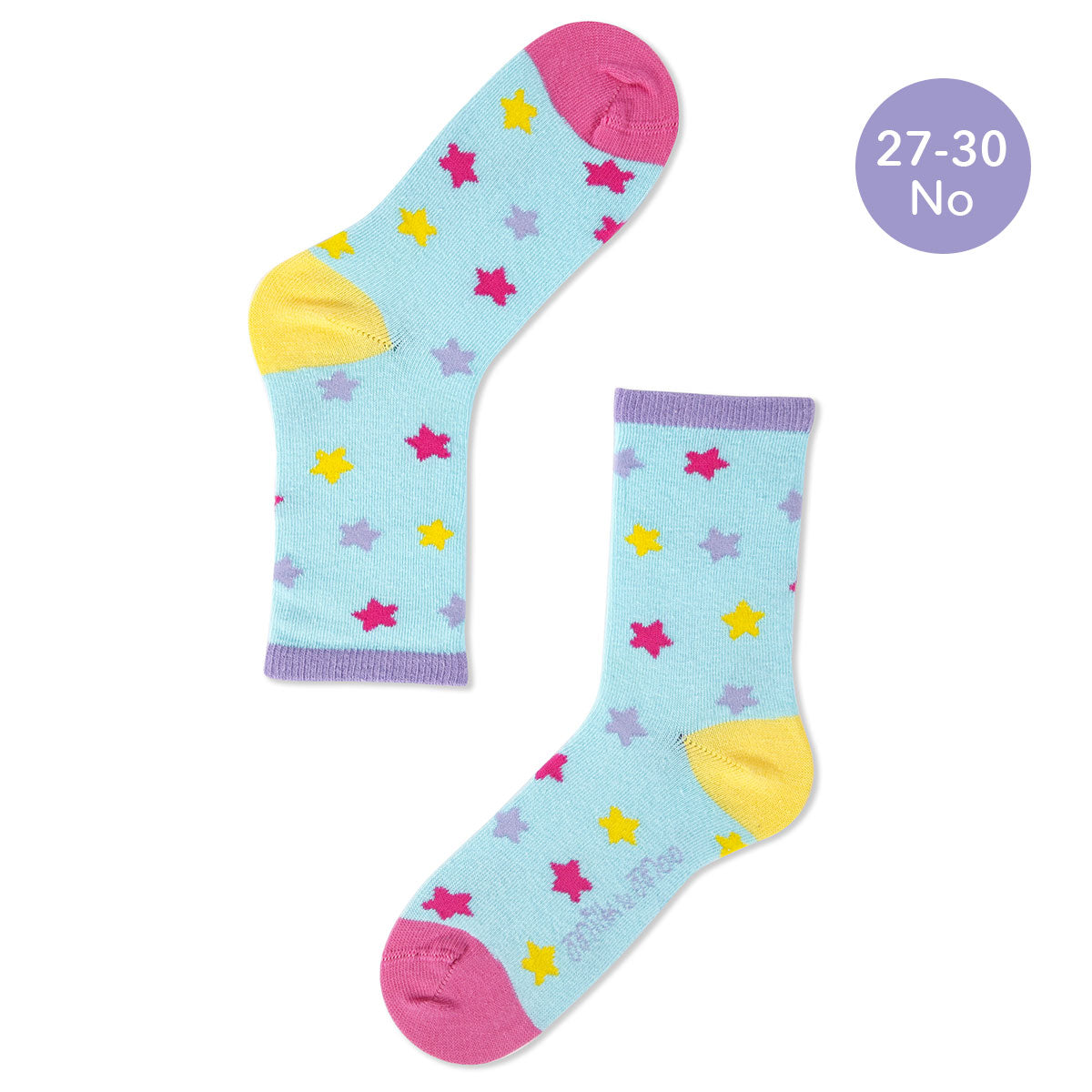 Milk&Moo Pırıltılı Deniz Kızı Çocuk 5'li Çorap Seti, Beden 27-30, Yumuşak ve Cilt Dostu