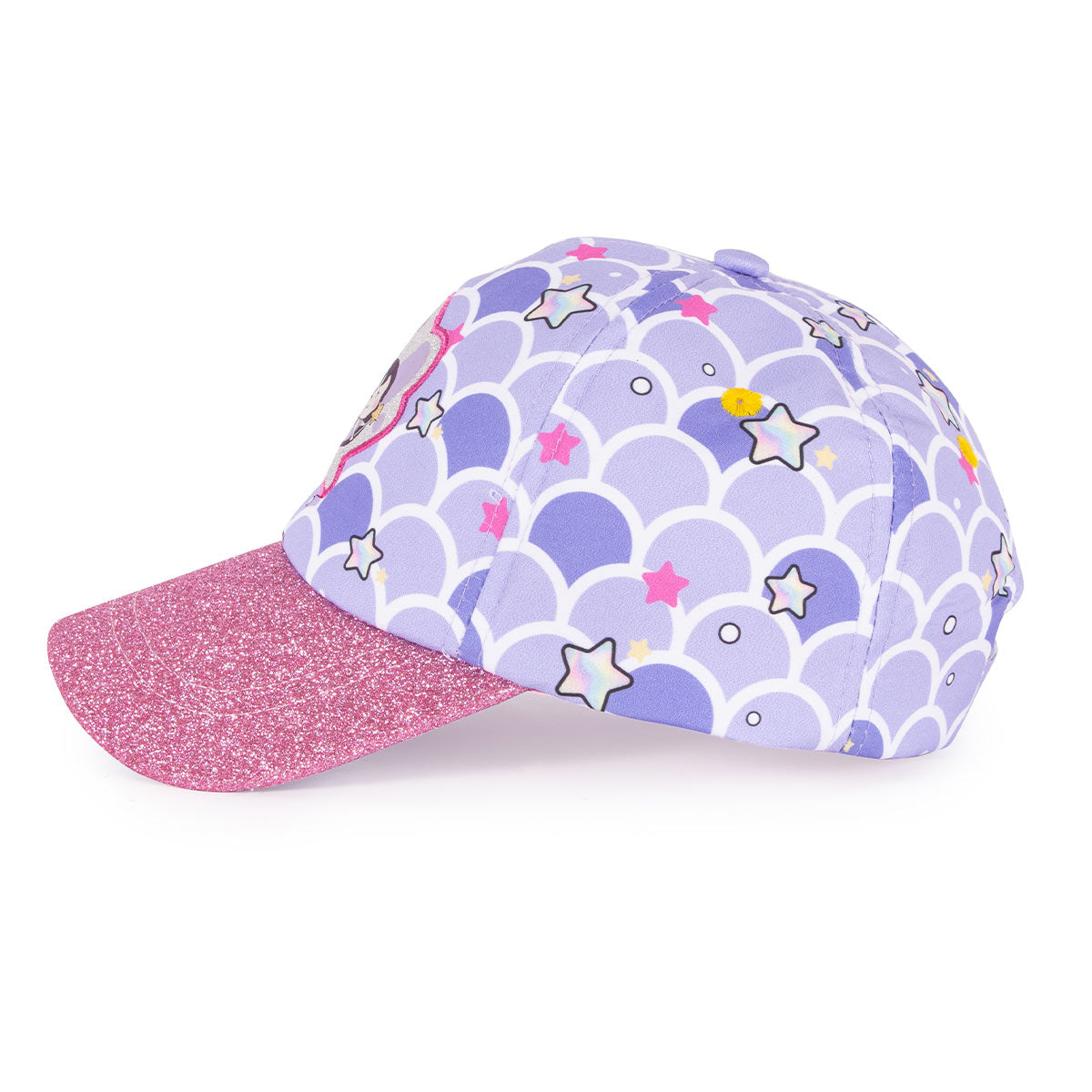 Milk&Moo Pırıltılı Deniz Kızı 4-6 Yaş Kız Çocuk Şapkası - Simli, Ayarlanabilir, Yazlık Model