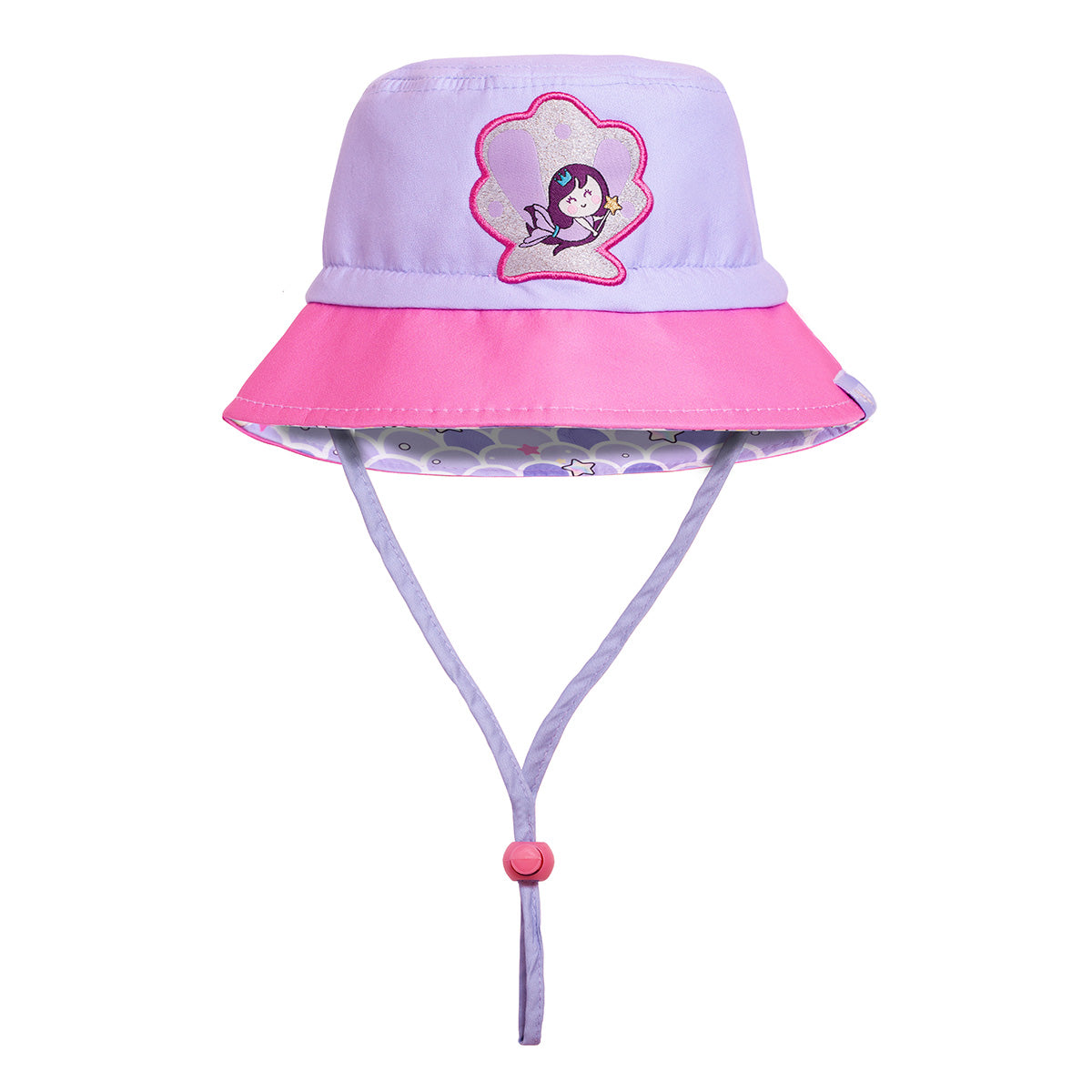 Milk&Moo Pırıltılı Deniz Kızı Ayarlanabilir Yazlık Bebek Şapkası 0-18 Ay