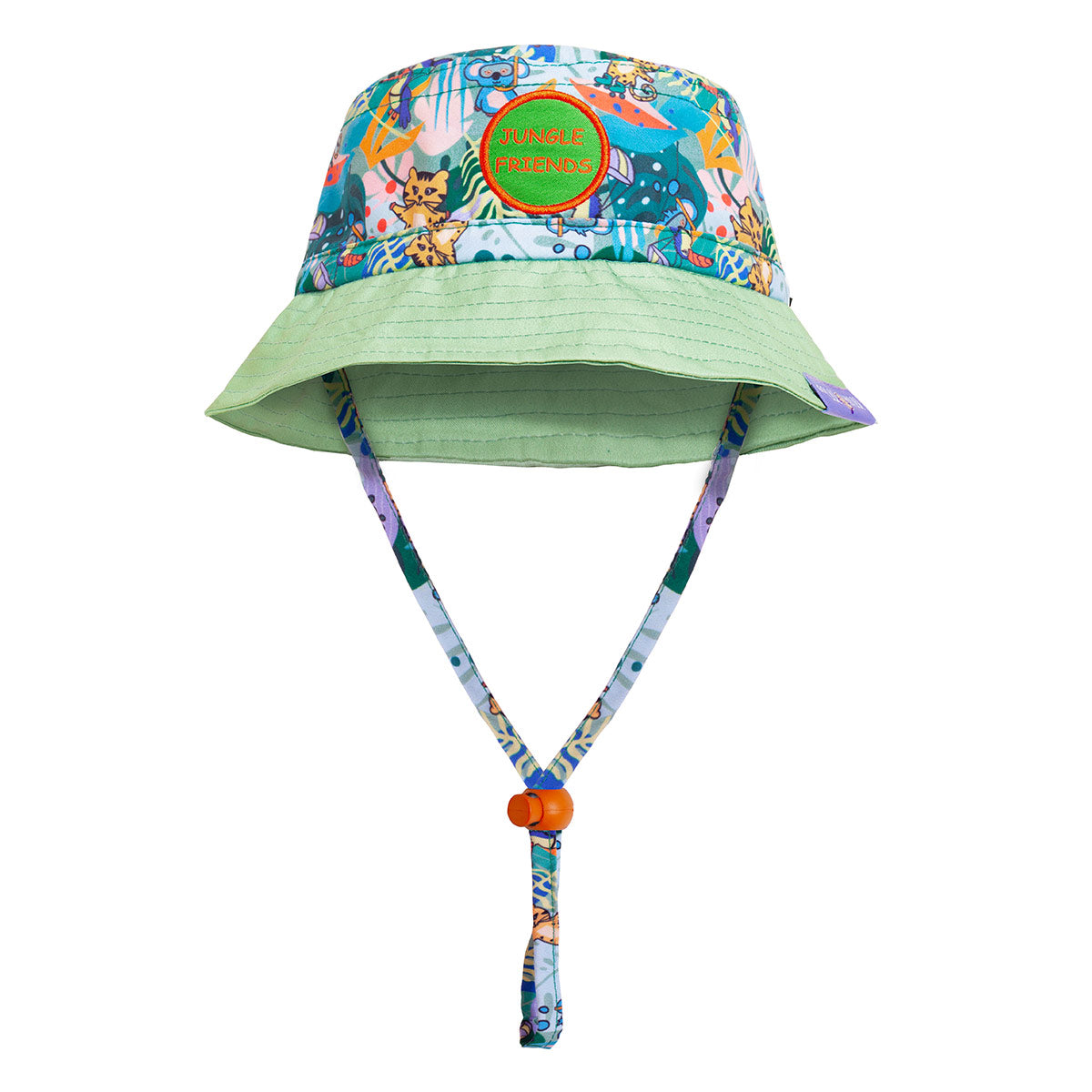 Milk&Moo Jungle Friends Ayarlanabilir Yazlık Bebek Şapkası 0-18 Ay