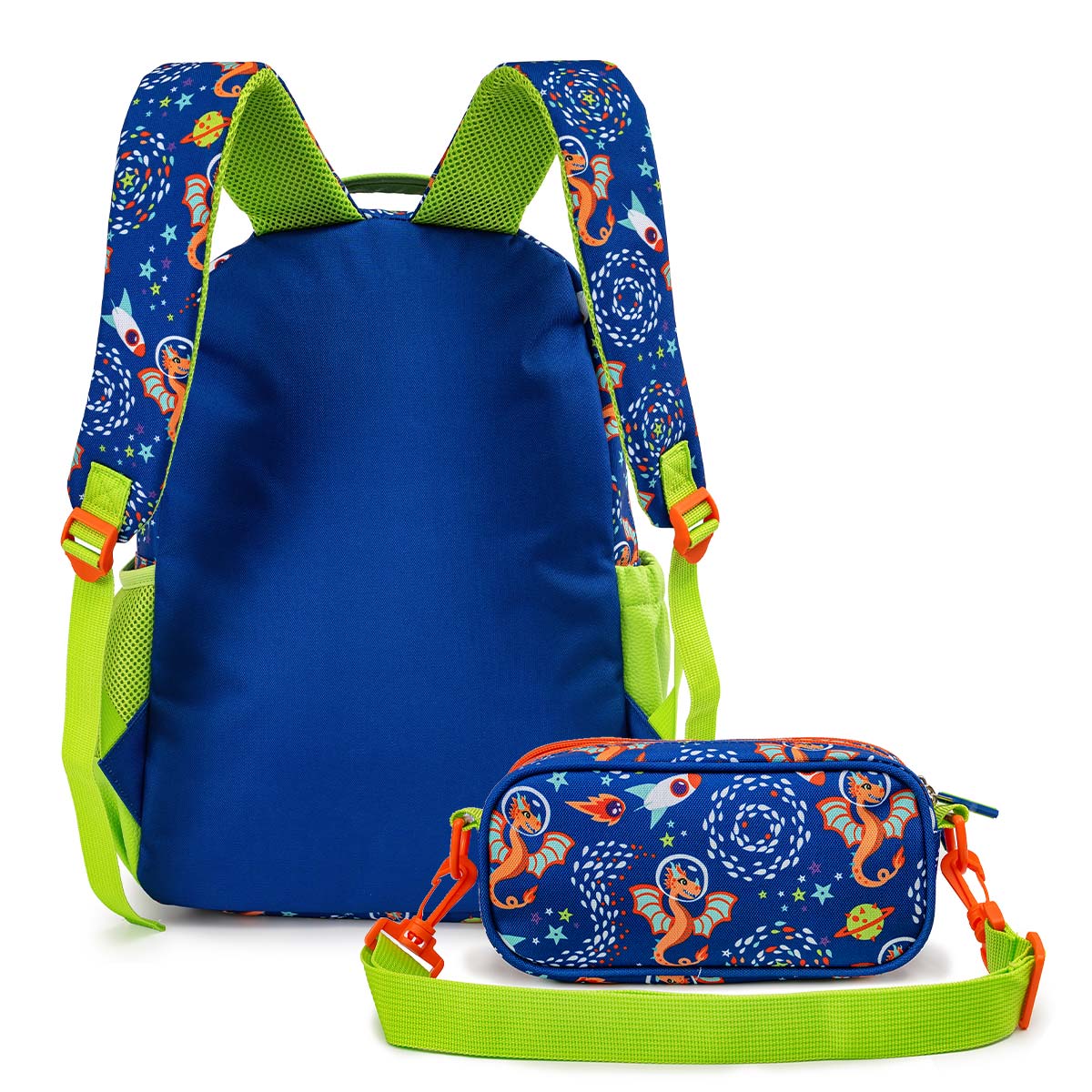 Milk&Moo Çocuk Sırt Çantası, Kalem Kutusu,Matarası 3'lü Set Ponix