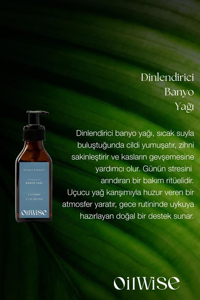 Oilwise Calming Yatıştırıcı ve Rahatlatıcı Banyo Yağı 100 ml