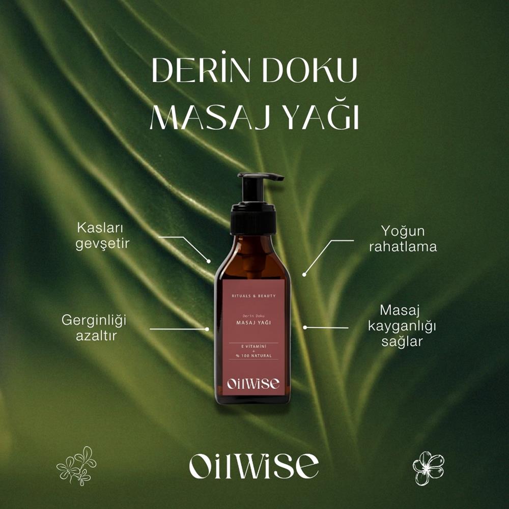 Oilwise Derin Doku Rahatlatıcı ve Besleyici Masaj Yağı 100 ml