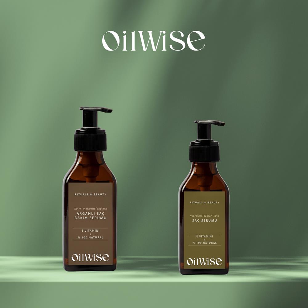 Oilwise Yıpranmış Saçlara Özel Nemlendirici ve Besleyici Arganlı Saç Serumu 100 ml
