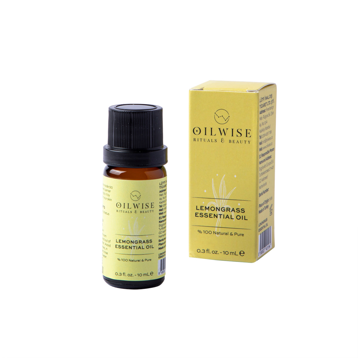 Oilwise Lemongrass Essential Oil 10 ml