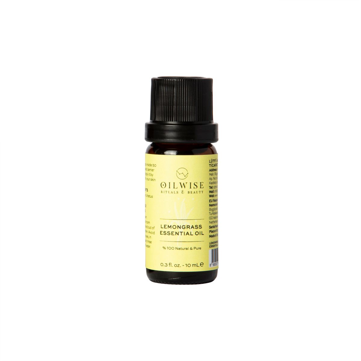 Oilwise Lemongrass Essential Oil 10 ml