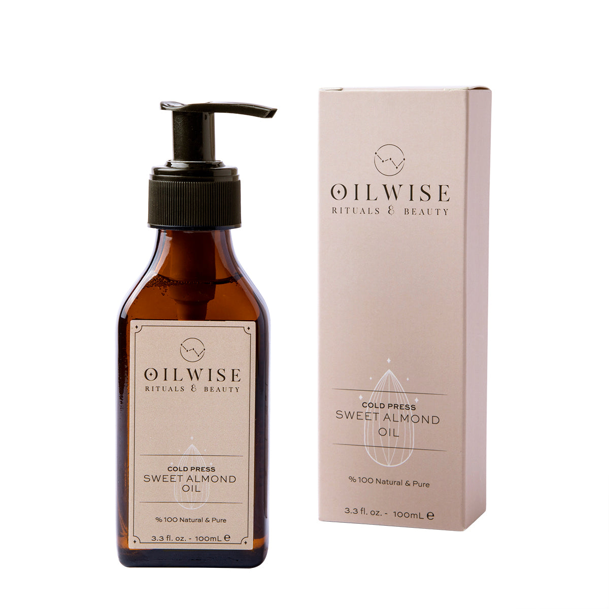 Oilwise Cold Pressed Sweet Almond Oil 100 ml