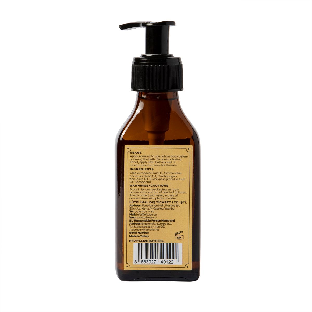 Oilwise Revitalize Bath Oil 100 ml