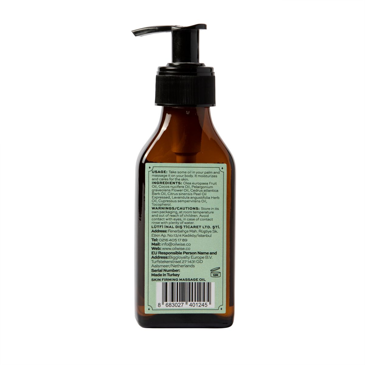 Oilwise Skin Firming Anti-Cellulite Massage Oil 100 ml