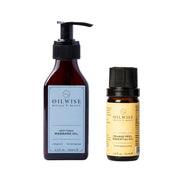 Oilwise Deep Tissue Massage Oil & Orange Peel Oil Set