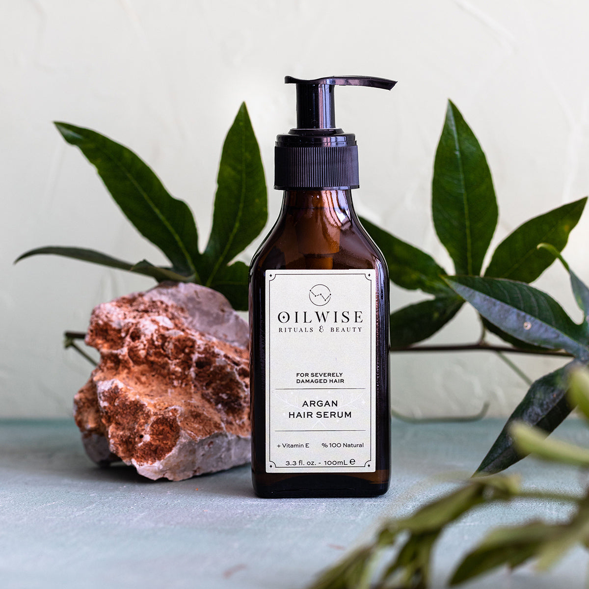 Oilwise Anti Stretch Cream & Argan Hair Serum Set