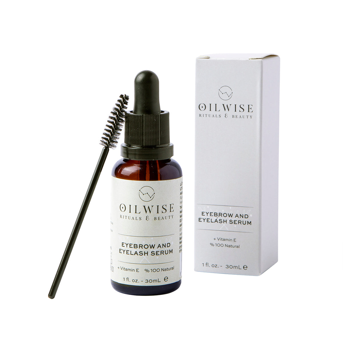 Oilwise Rosehip Seed Oil & Eyebrow and Eyelash Serum Set