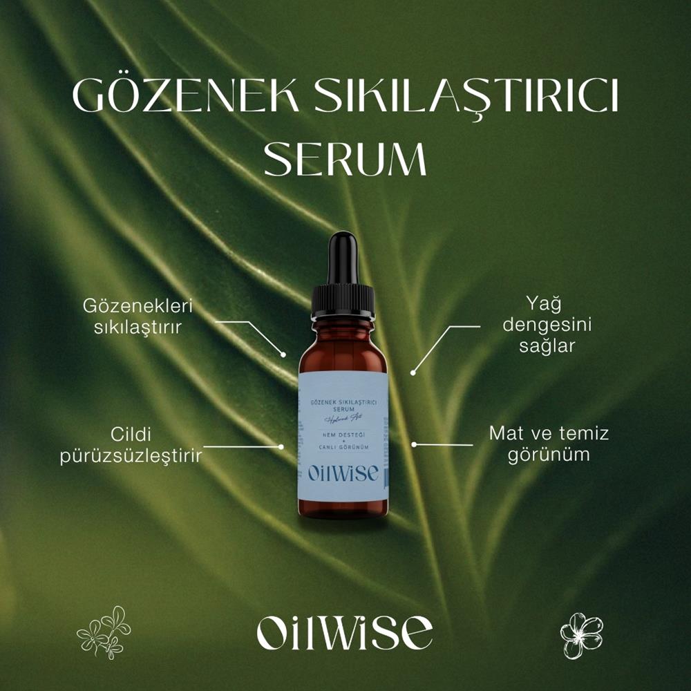 Oilwise Hyalüronik Asit Nemlendirici ve Gözenek Sıkılaştırıcı Serum 30 ml