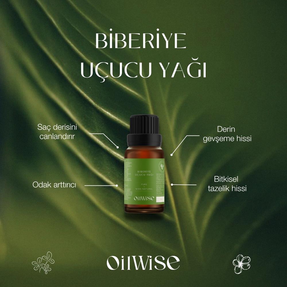 Oilwise Akne ve Kepek Karşıtı Biberiye Uçucu Yağı 10 ml