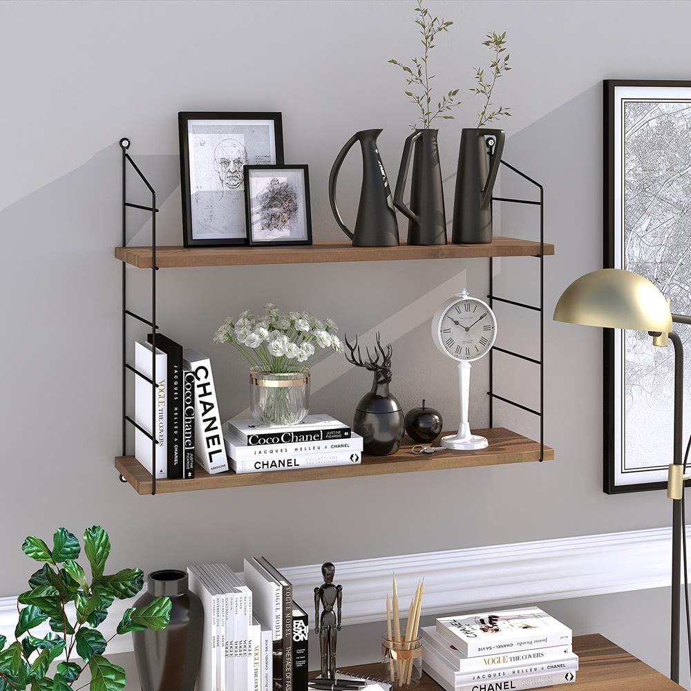 Decormet Armoni Raf Seti 2 Raflı 200*720 Ceviz