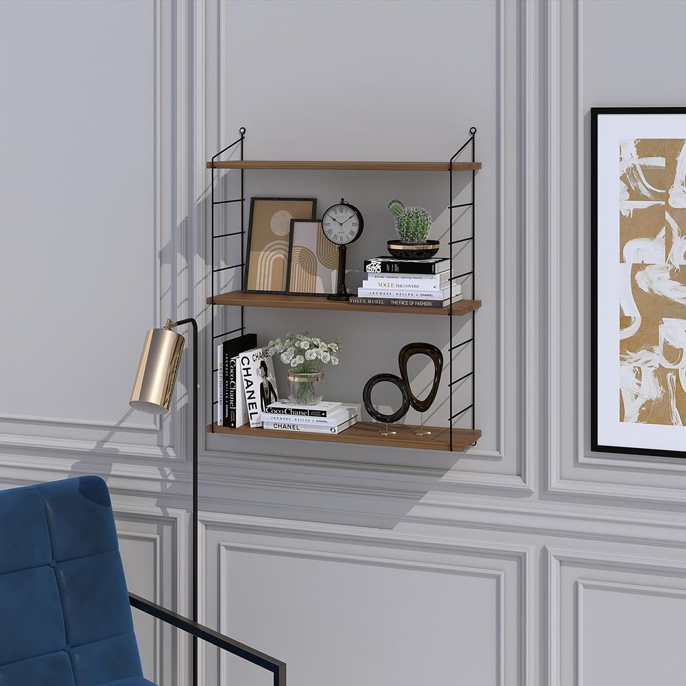 Decormet Armoni Raf Seti 3 Raflı 200*720 Ceviz