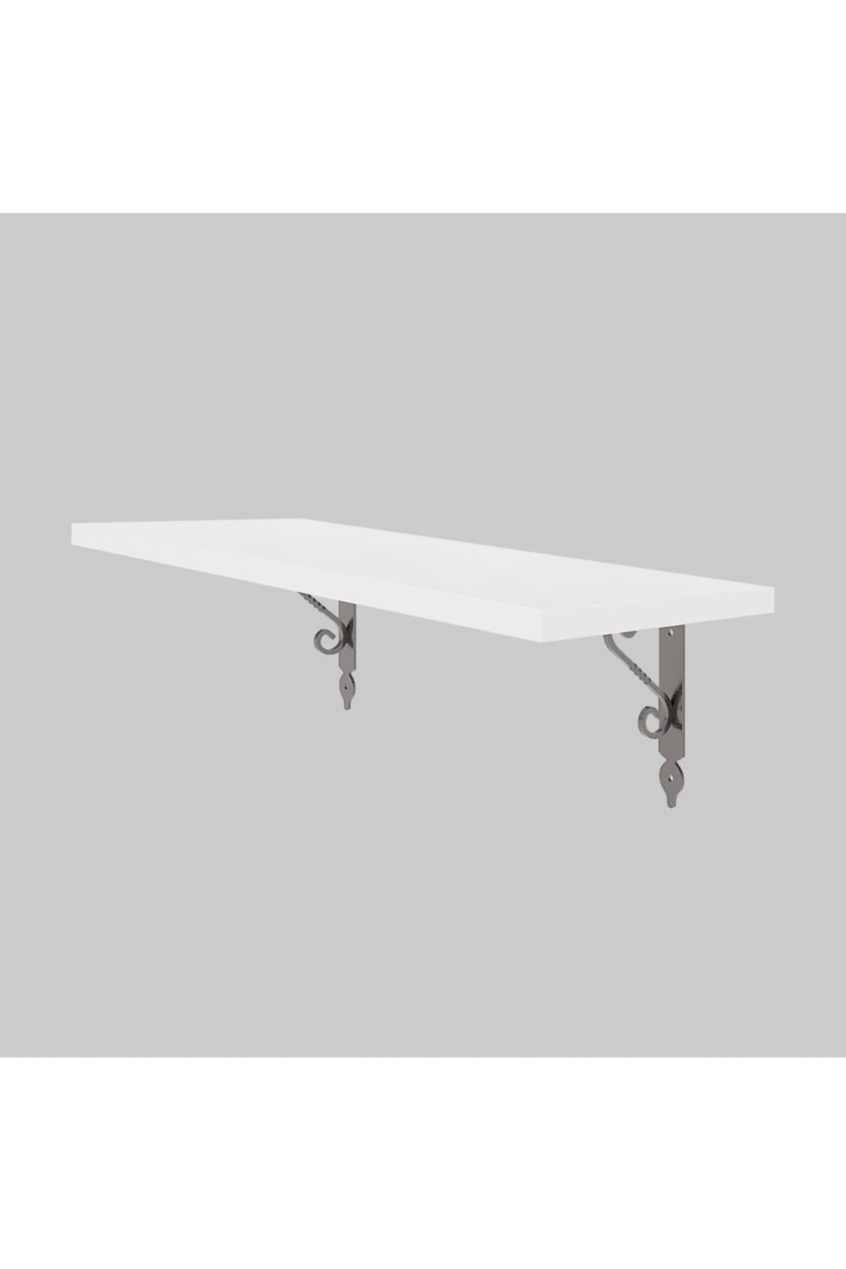 Decormet Retro Raf Seti 20*60  P.Beyaz+Siyah