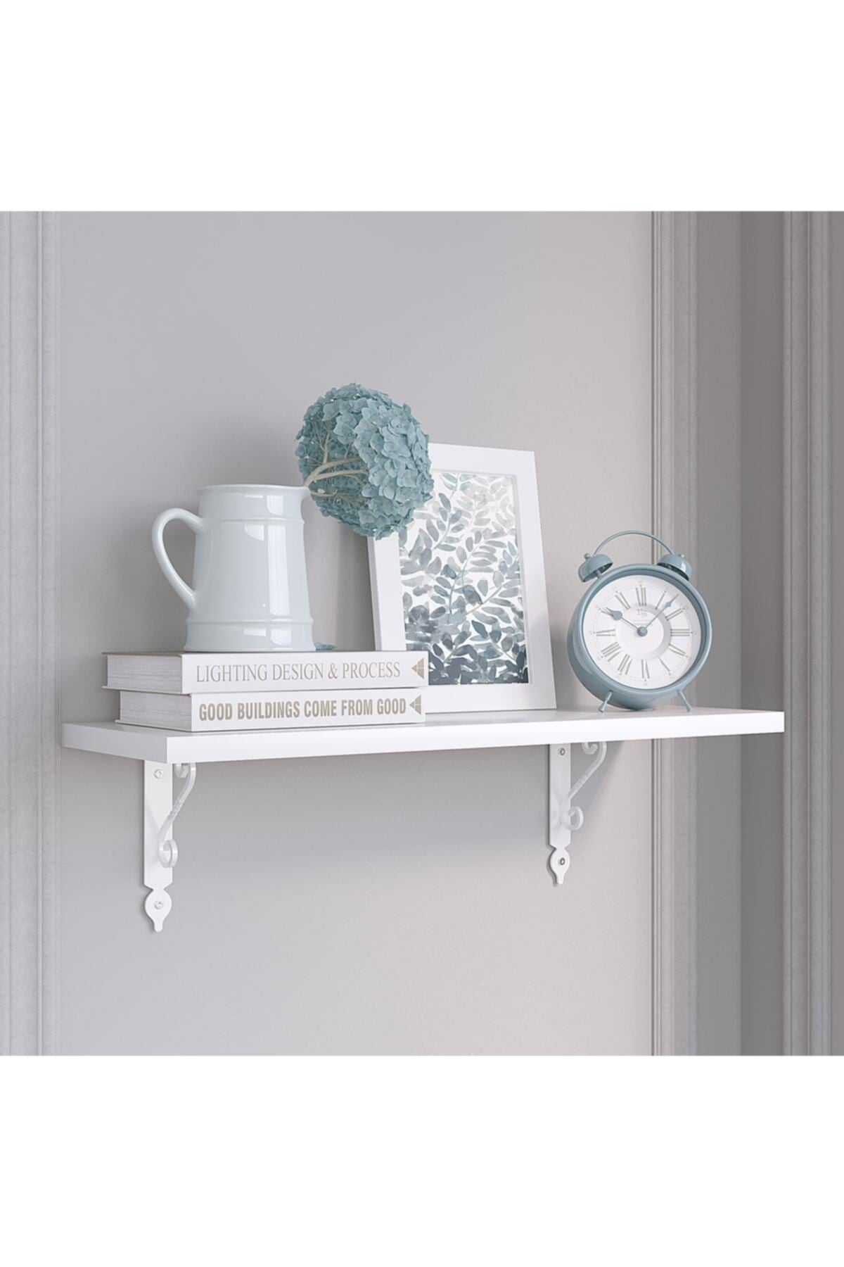 Decormet Retro Raf Seti 20*60 P.Beyaz+Beyaz