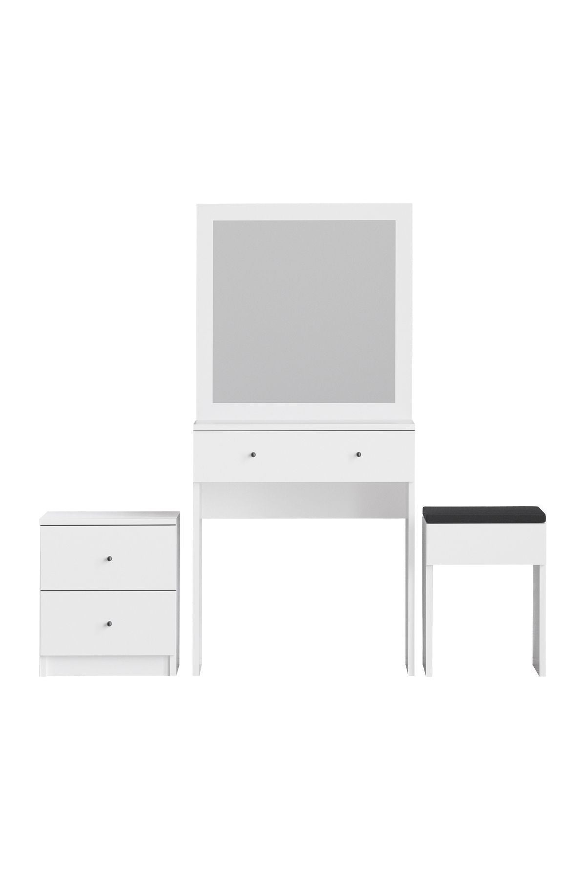 Decormet Nice Makyaj Masası Beyaz