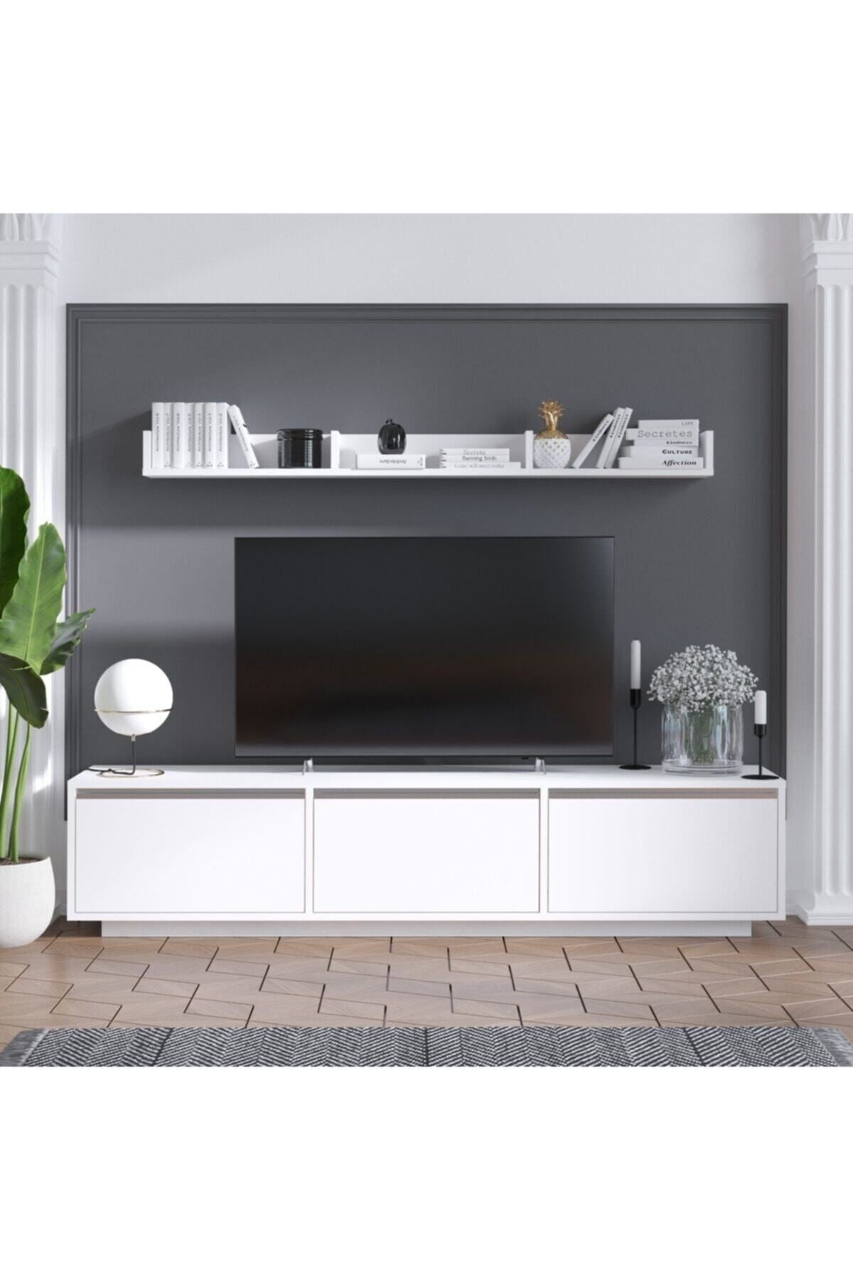 Decormet Prag Tv Ünitesi Beyaz