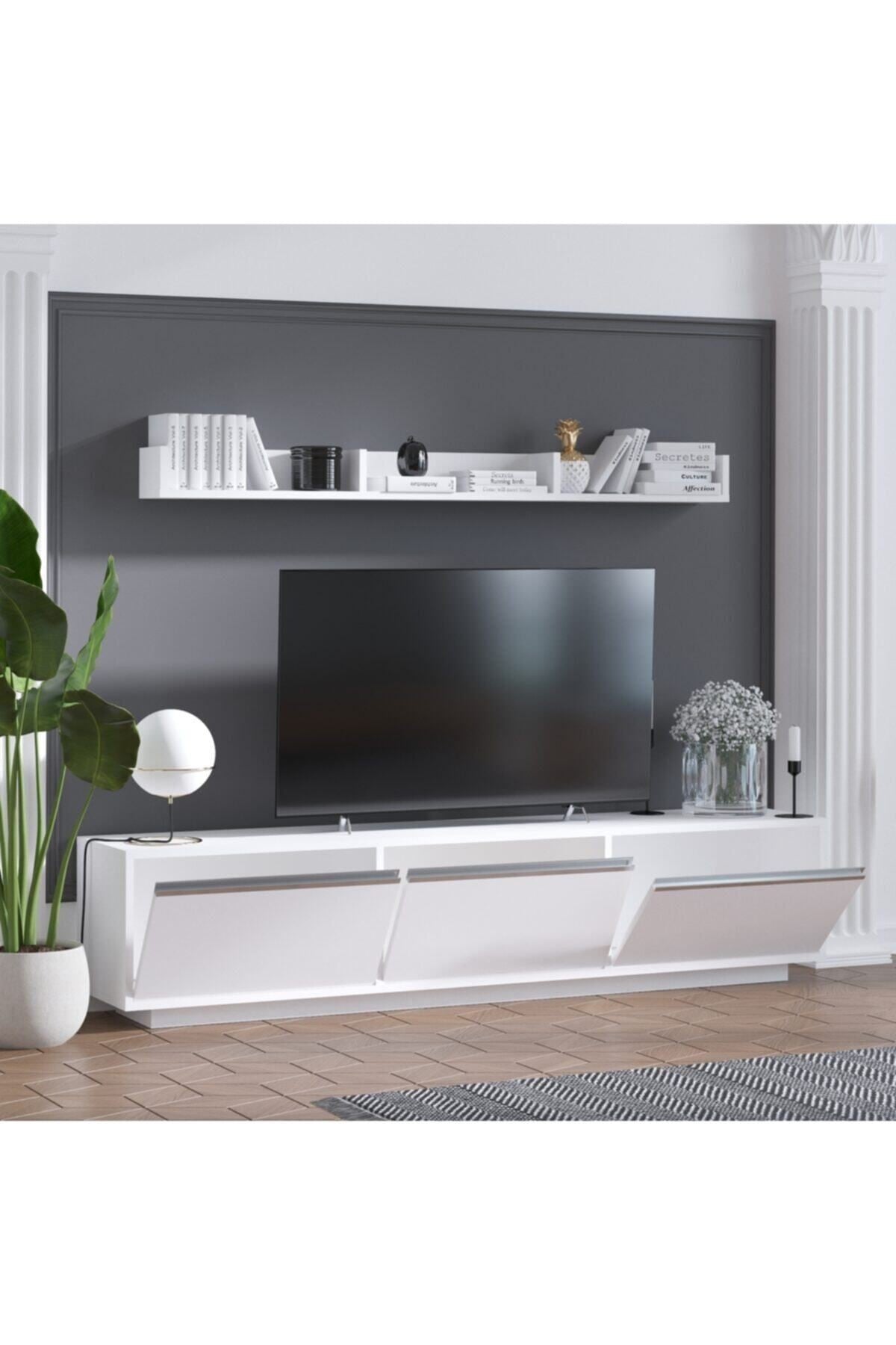 Decormet Prag Tv Ünitesi Beyaz