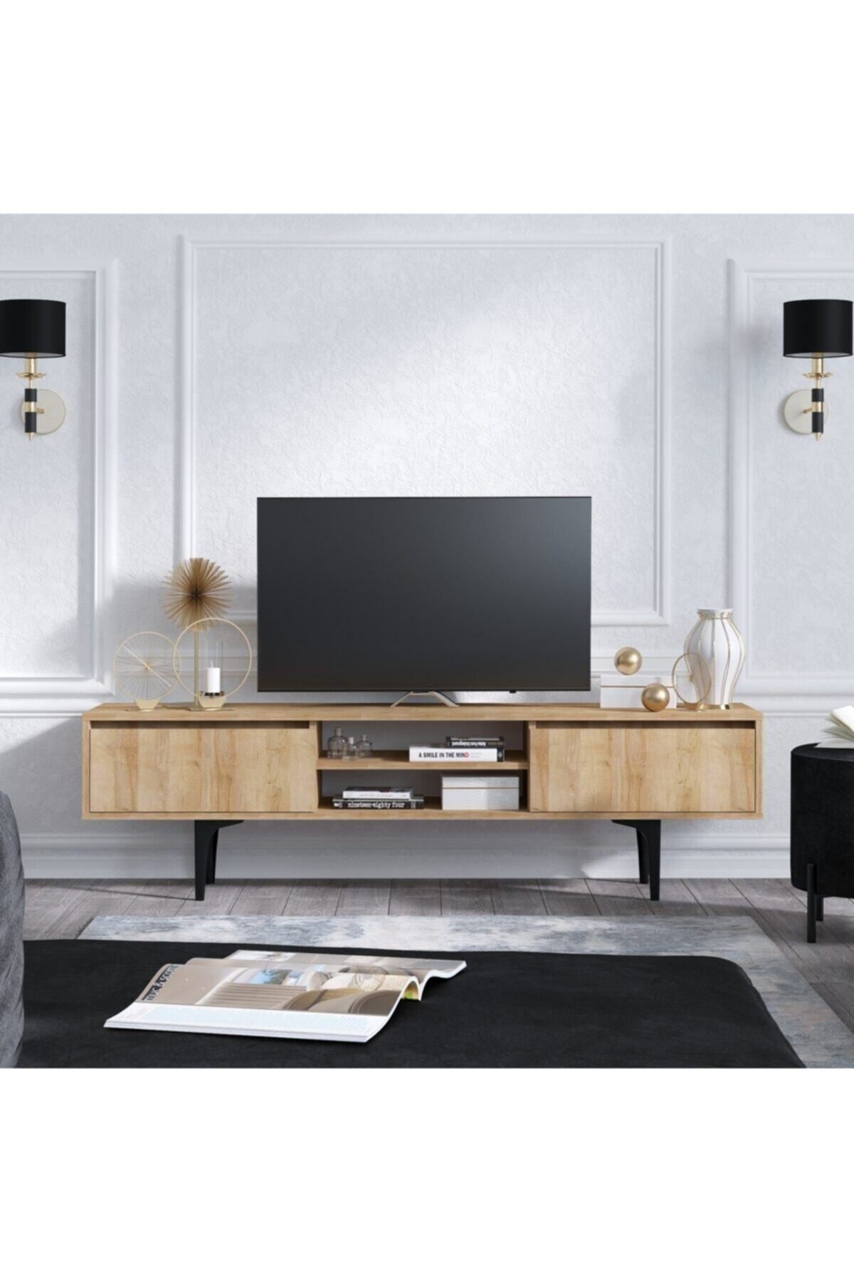 Decormet Artemis Tv Sehpası Safir Meşe