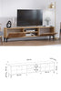 Decormet Hera Tv Sehpası Safir Meşe