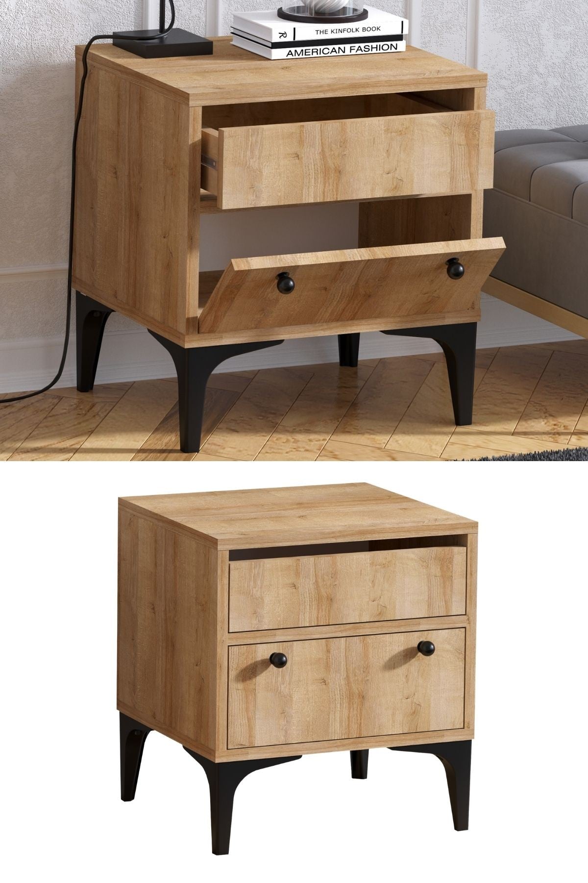 Decormet Orabella Komodin Safir Meşe